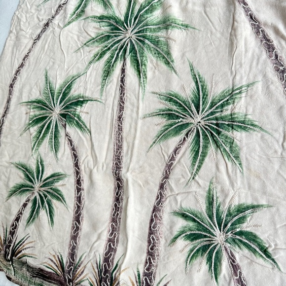 Palm Tree Free Size Dress - Picture 2 of 9